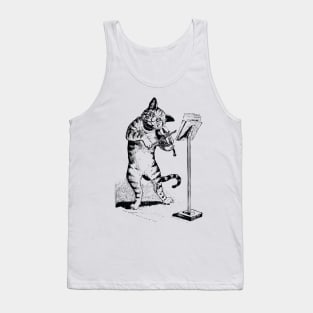 Cat Playing Violin Much Better Than You Tank Top